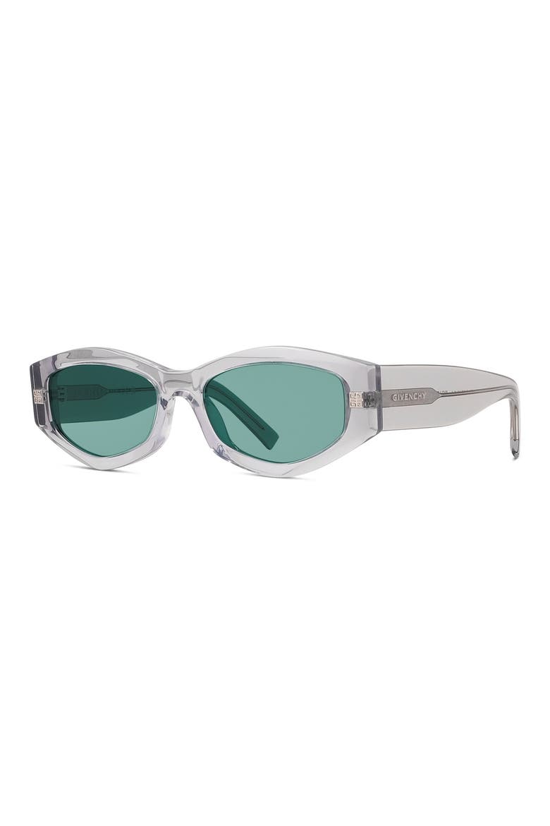 GVDAY 54mm Square Sunglasses, Alternate, color, GREY / GREEN
