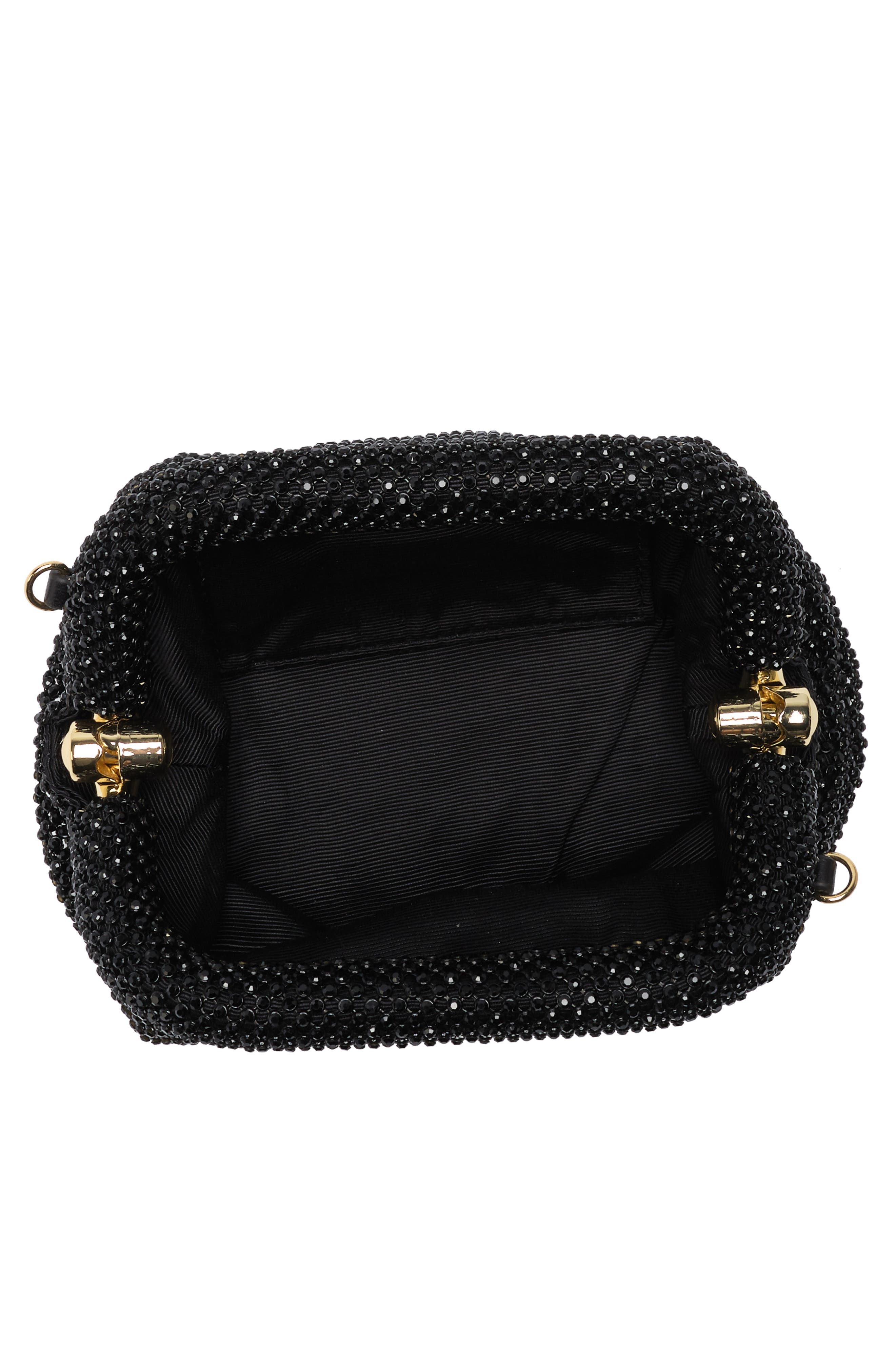 Loeffler Randall Doris Diamante Mini Pouch, Alternate, color, 