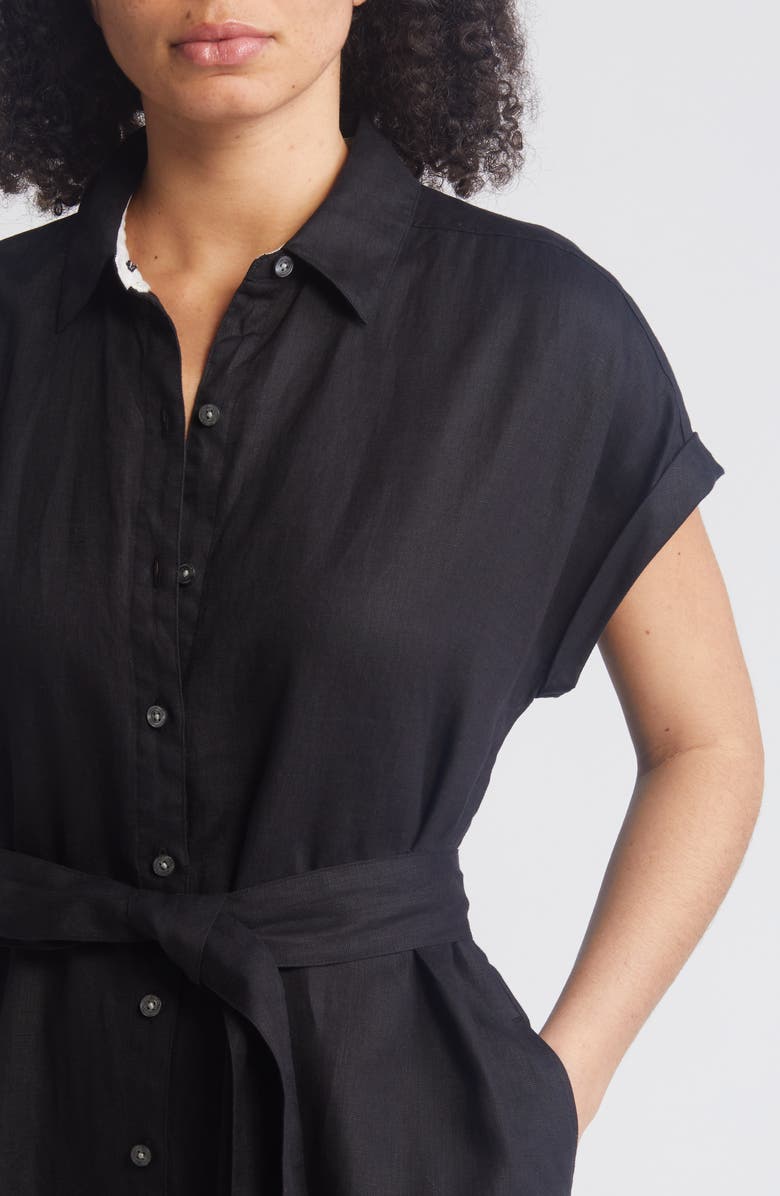 Tommy Bahama Coastalina Linen Midi Shirtdress, Alternate, color, 