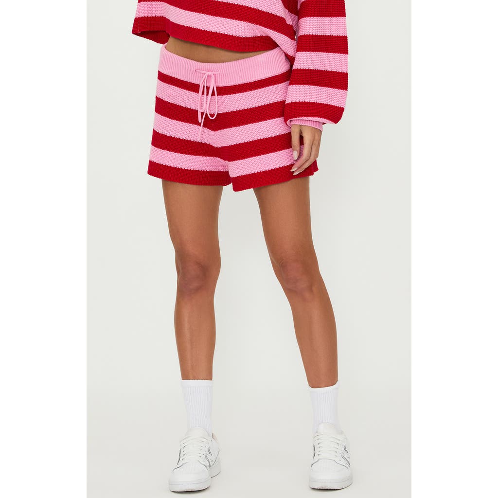 Beach Riot Balboa Cotton Cover-up Shorts In Multi