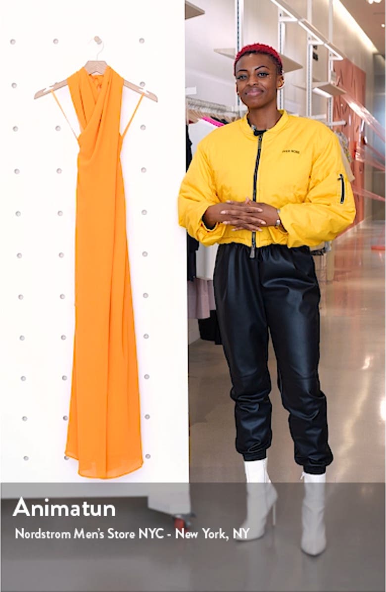 Sycamore Crinkle Chiffon Wide Leg Jumpsuit, sales video thumbnail