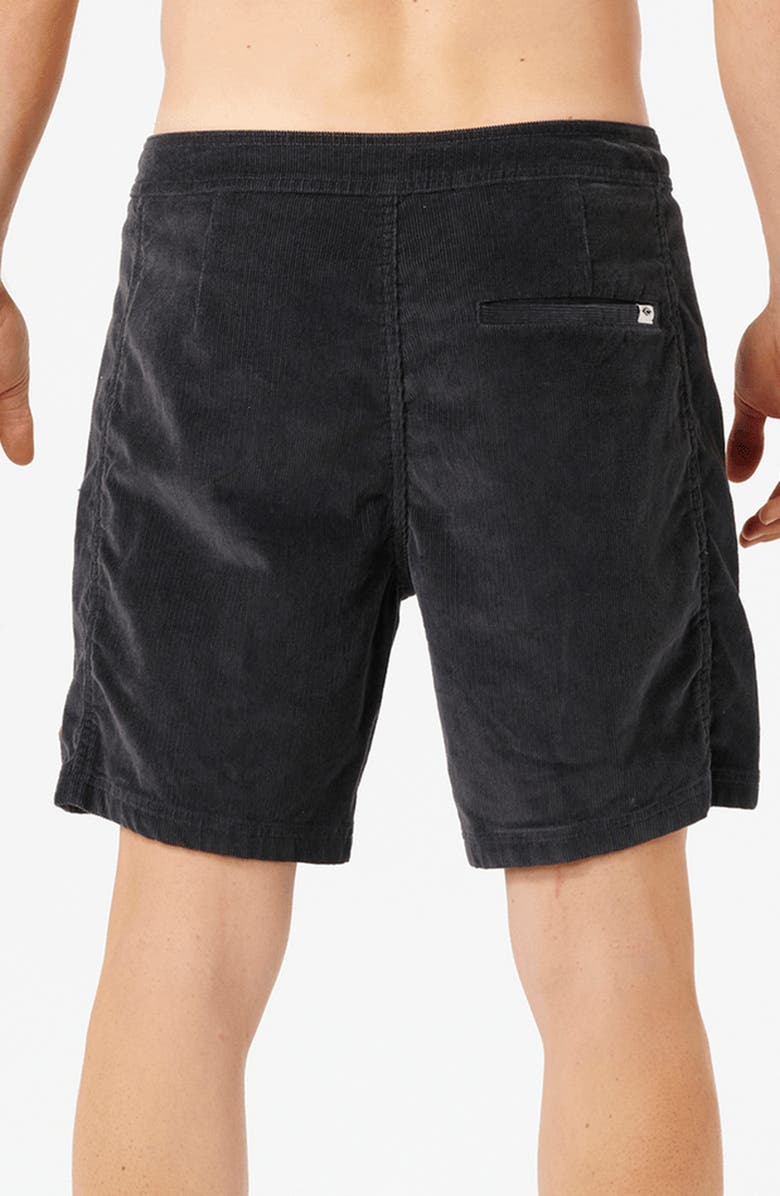 Rip Curl Classic Surf Corduroy Shorts, Alternate, color, Washed Black