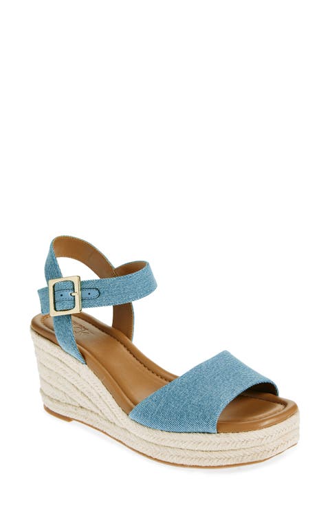 Charlene Espadrille Platform Wedge Sandal (Women)
