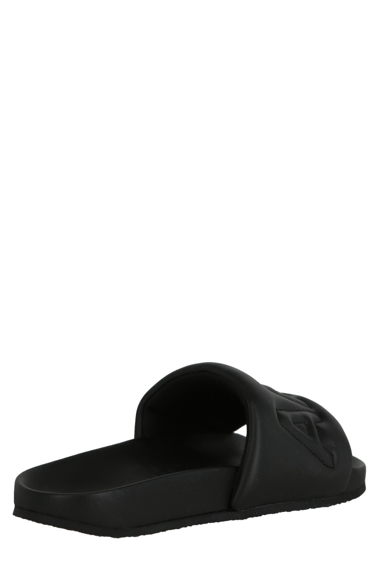 Ambush Quilted Leather Slide Sandal, Alternate, color, 