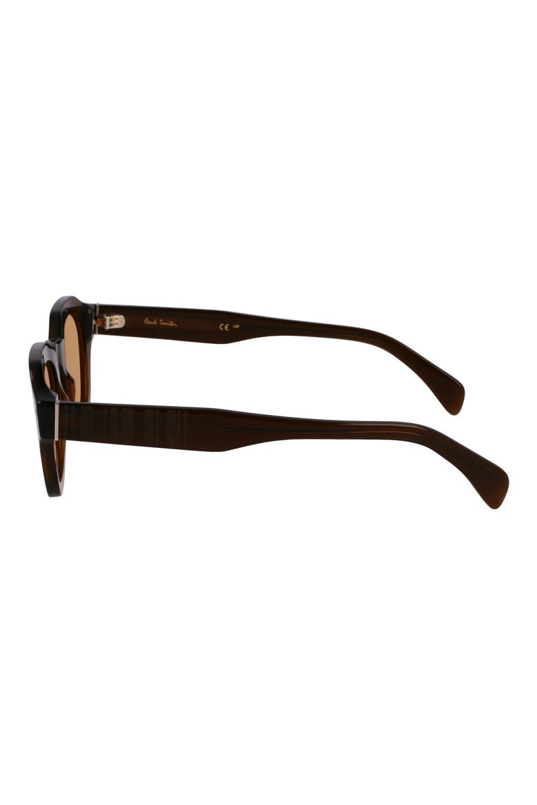 Lyford 48mm Small Modified Rectangular Sunglasses, Alternate, color, TRANSPARENT KHAKI