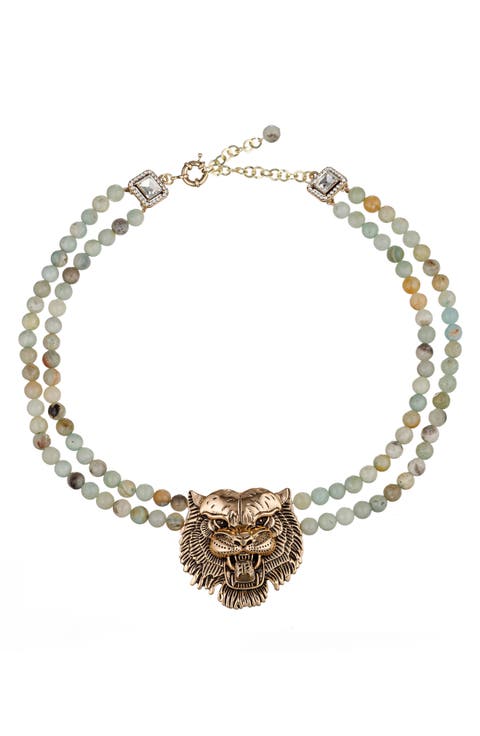 Asal Amazonite Tiger Necklace