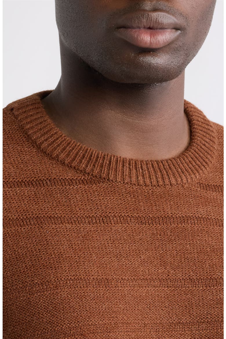 Jackson Crewneck Sweater, Alternate, color, CHESTNUT