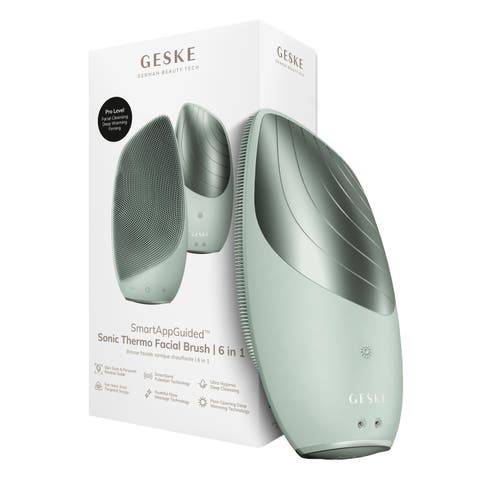SmartAppGuided Sonic Thermo Facial Brush | 6 in 1