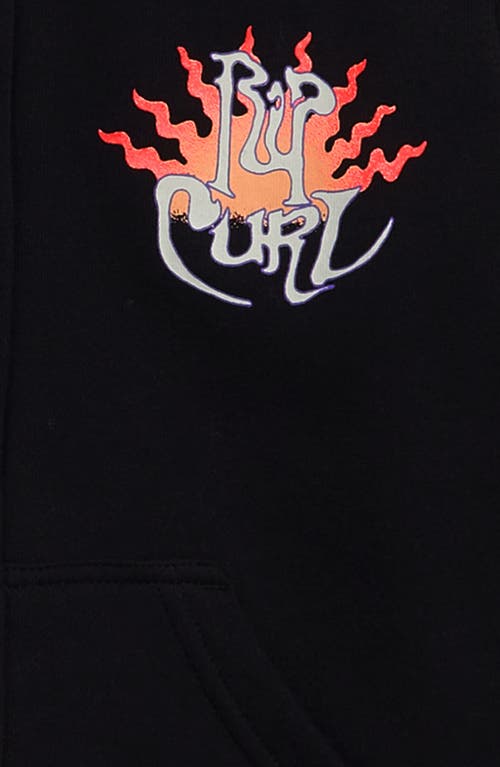 Rip Curl Kids' Dazed Hoodie In Black