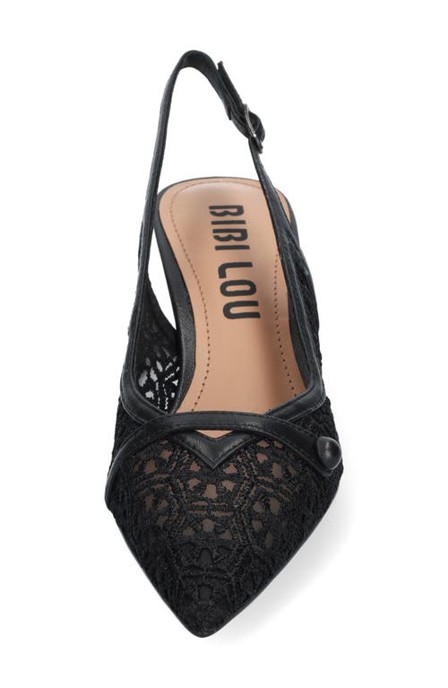 BIBI LOU BIBI LOU BRIAR SLINGBACK POINTED TOE PUMP 