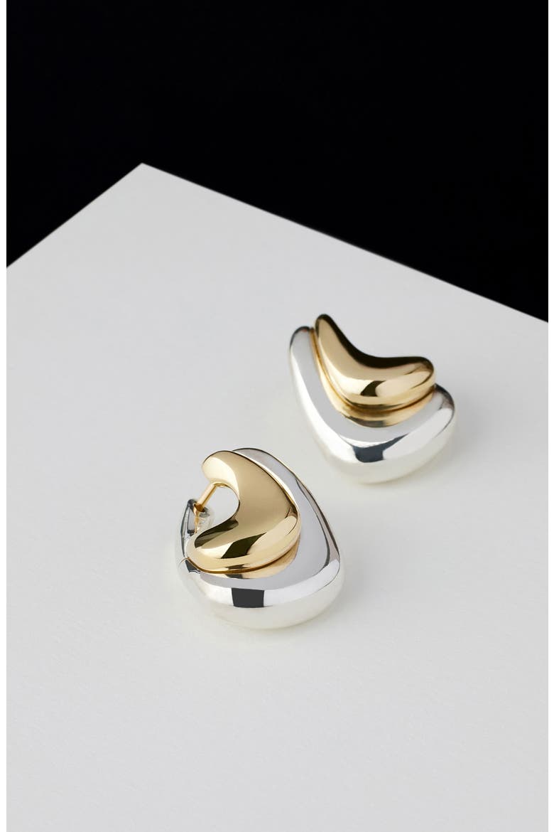 Raya Drop Earrings, Alternate, color, SILVER/GOLD
