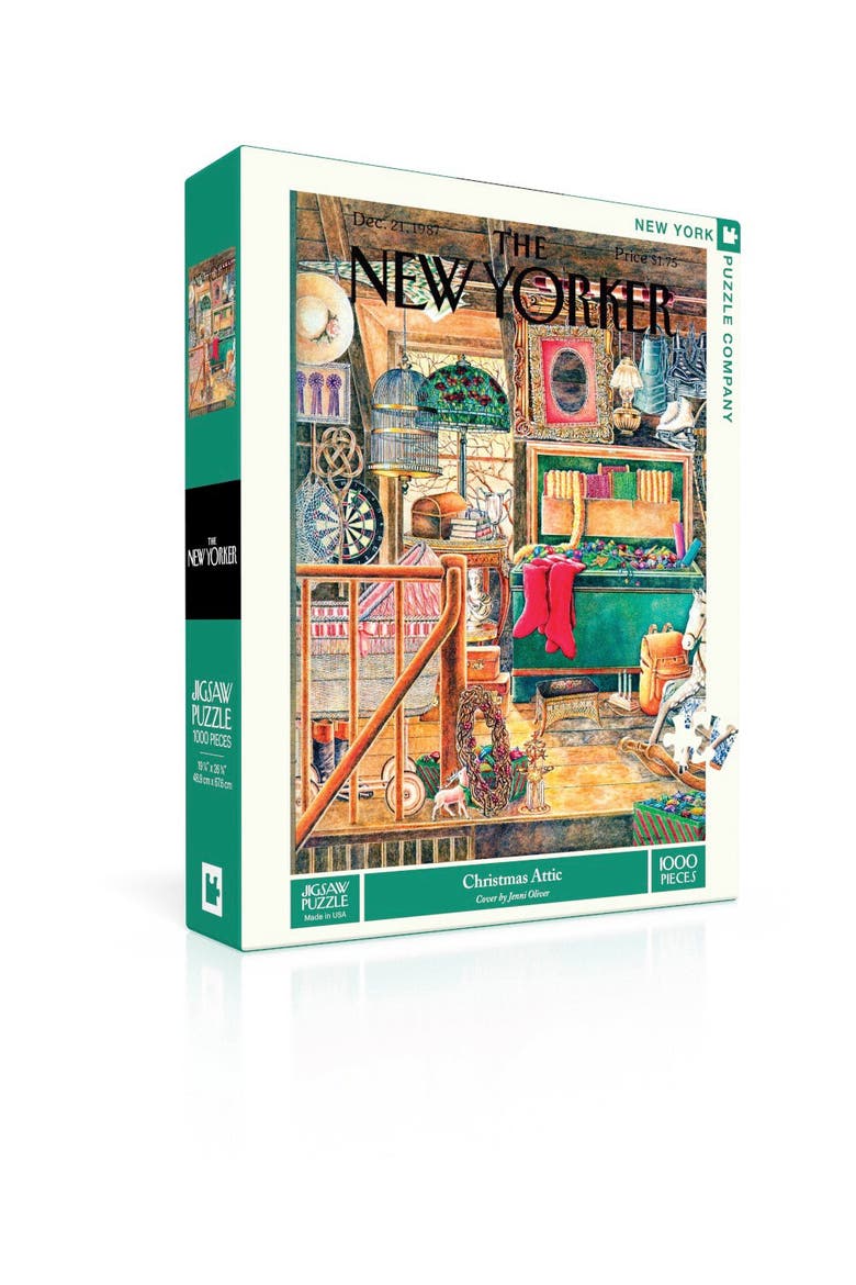 Christmas Attic 1000 Piece Puzzle, Alternate, color, No Color