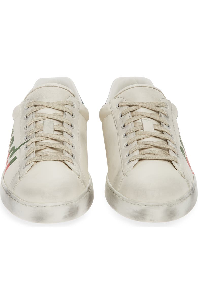 Gucci New Ace Logo Sneaker, Alternate, color,