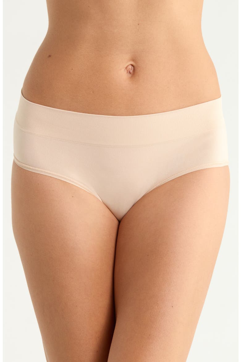 3-Pack Seamless Hipster Briefs, Alternate, color, BEIGE SMOKE