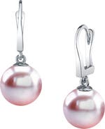 The Pearl Source Pink Freshwater Pearl Classic Elegance Earrings