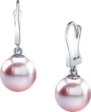 The Pearl Source Pink Freshwater Pearl Classic Elegance Earrings