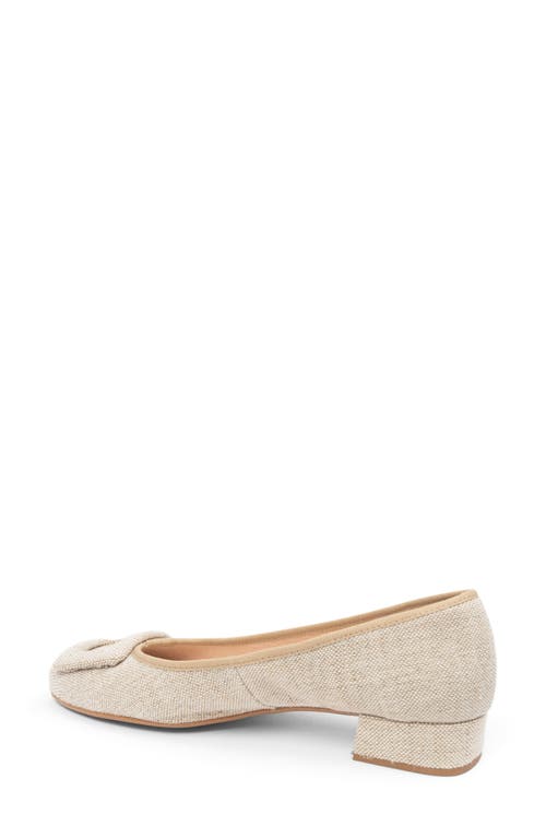 Patricia Green Riviera Pump In Natural Linen