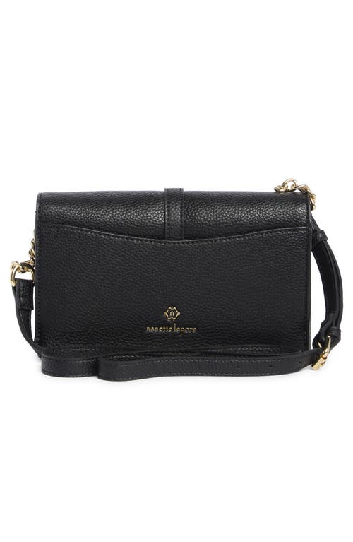 Nanette Lepore Akari Flap Shoulder Bag In Black