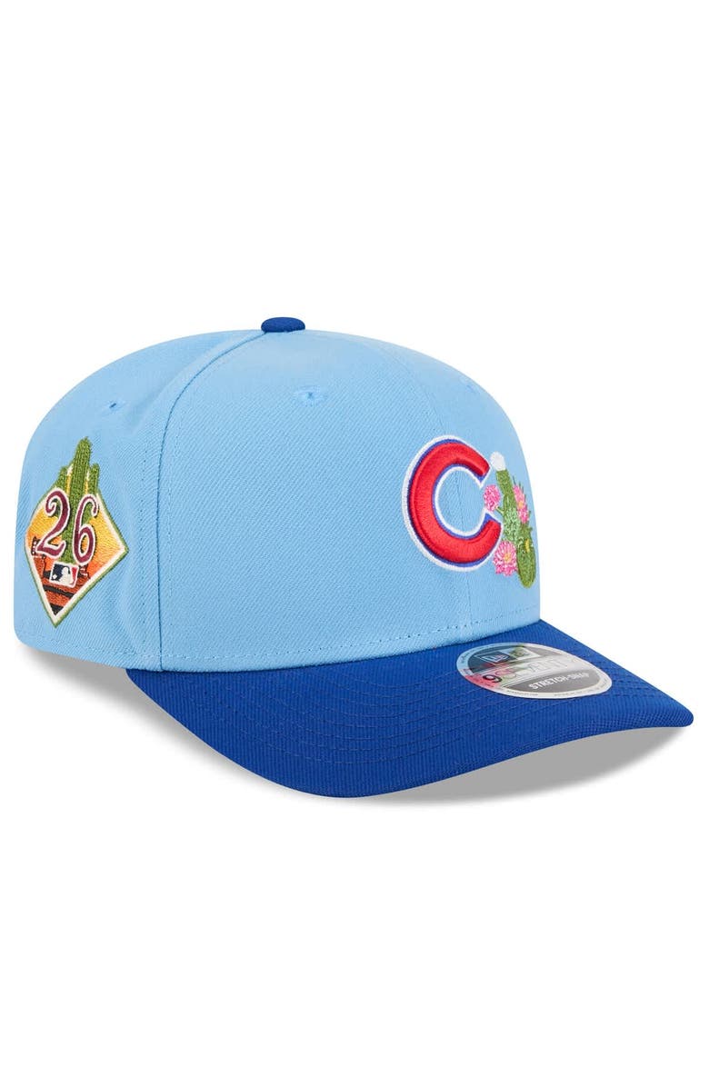 New Era Men's New Era Light Blue/Royal Chicago Cubs 2026 Spring Training 9SEVENTY Adjustable Hat, Main, color, Light Blue