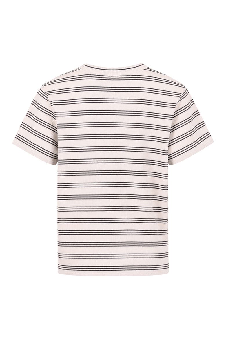 Kids' Ribbed Striped T-Shirt, Alternate, color, MULTI