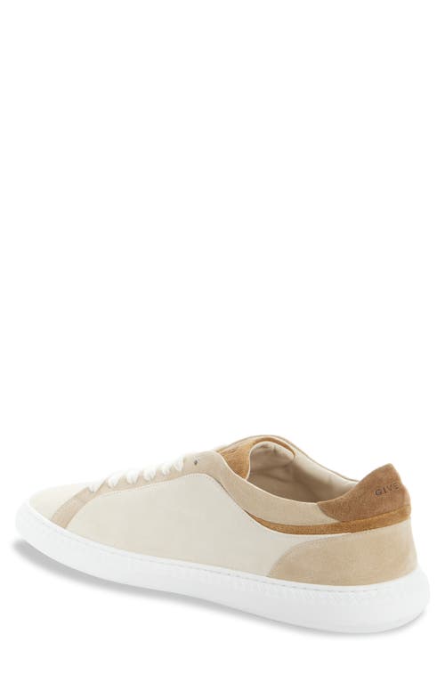Givenchy Logo-debossed Suede Sneakers In Beige/brown