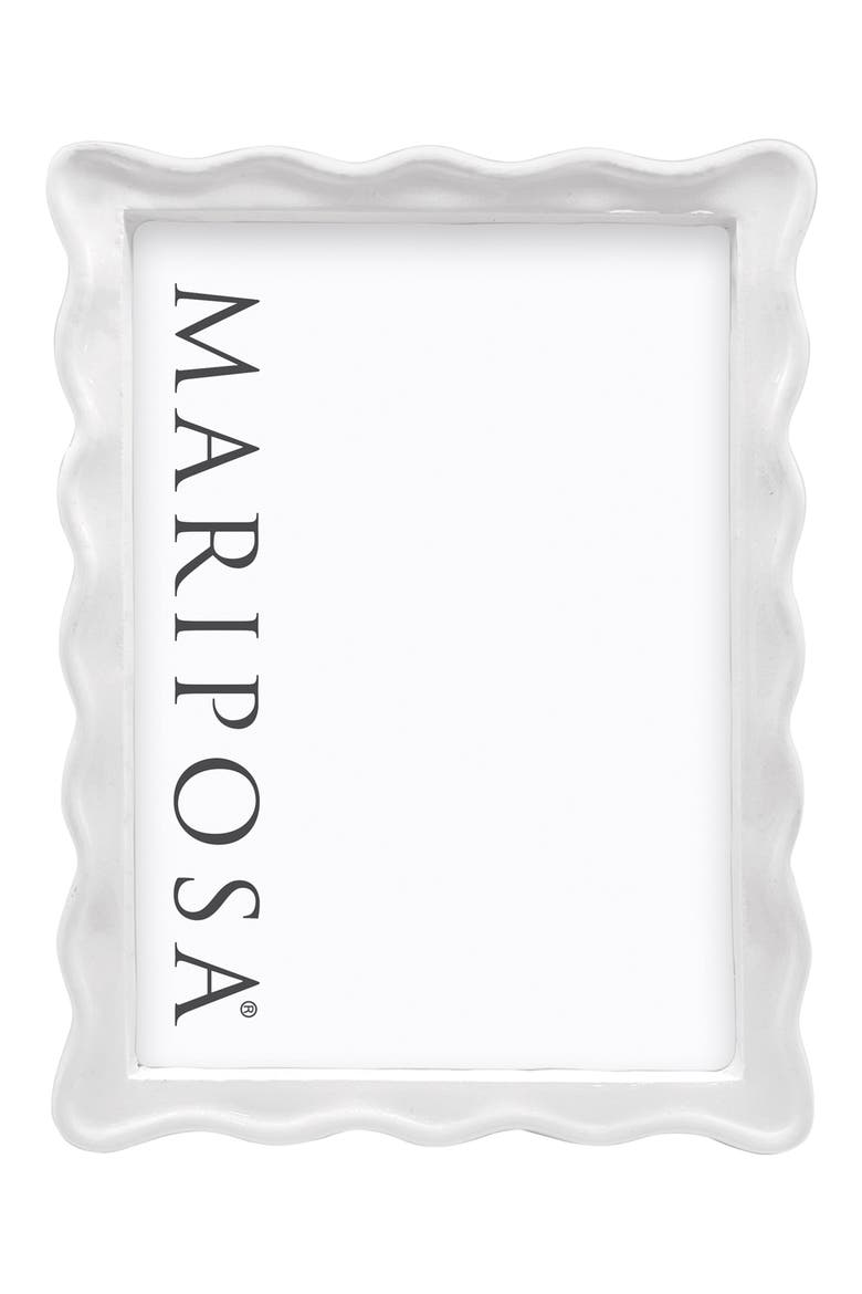 Wavy Picture Frame, Main, color, CLEAR