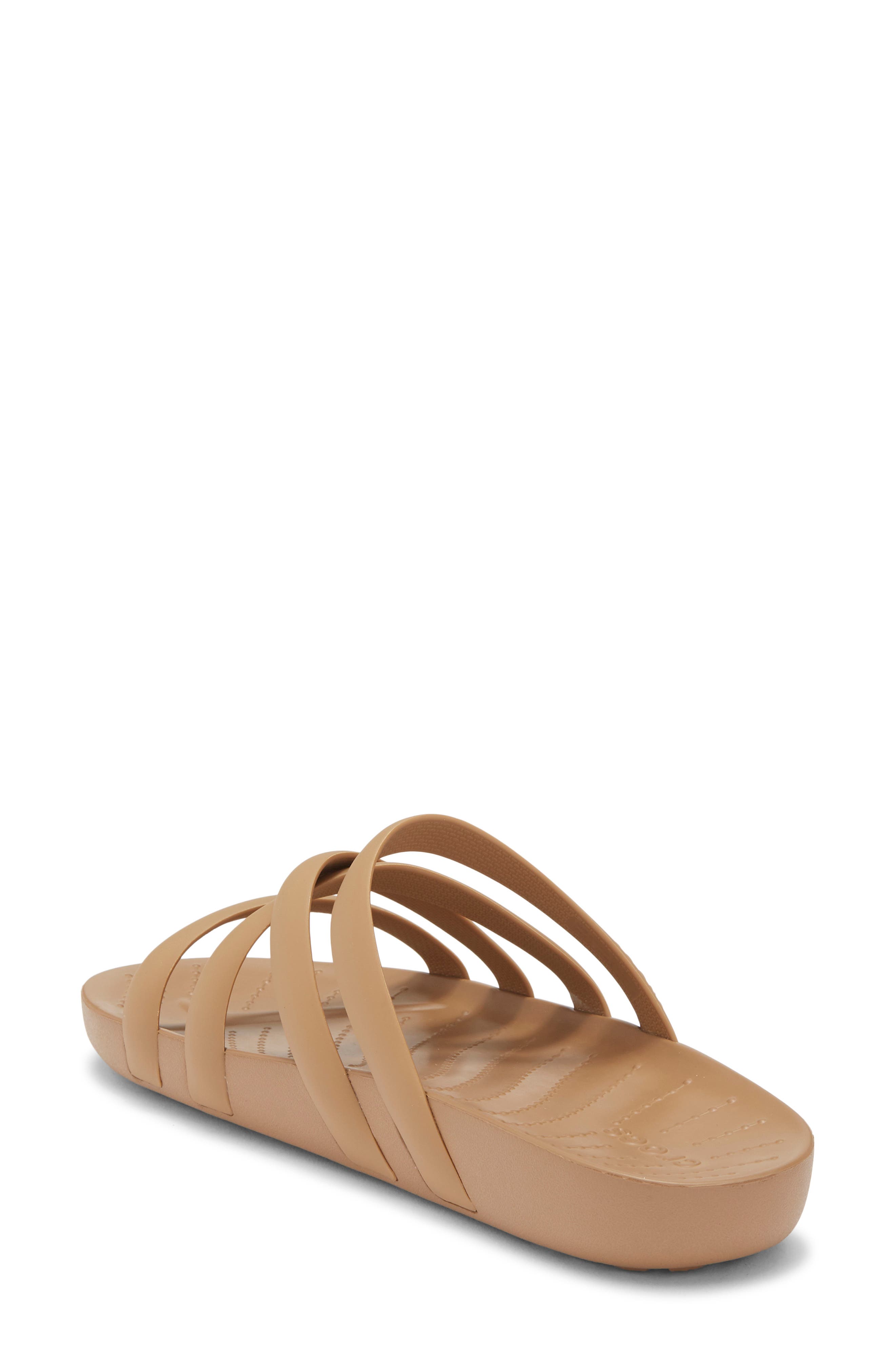 Splash Strappy Slide Sandal, Alternate, color, SEPIA