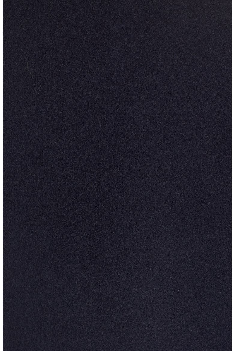 Double-Face Wool Moto Style Coat, Alternate, color, NAVY