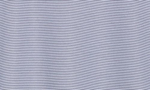 Vince Feeder Stripe Crewneck T-shirt In Blue