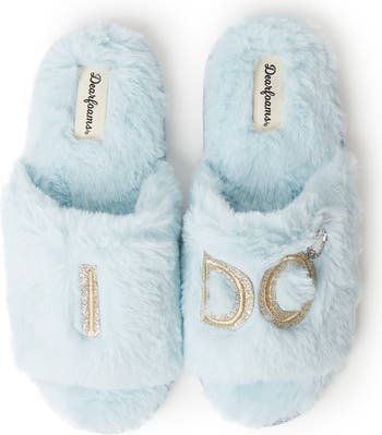 Deerfoams Novelty Faux Fur Bridal Slide (Women)