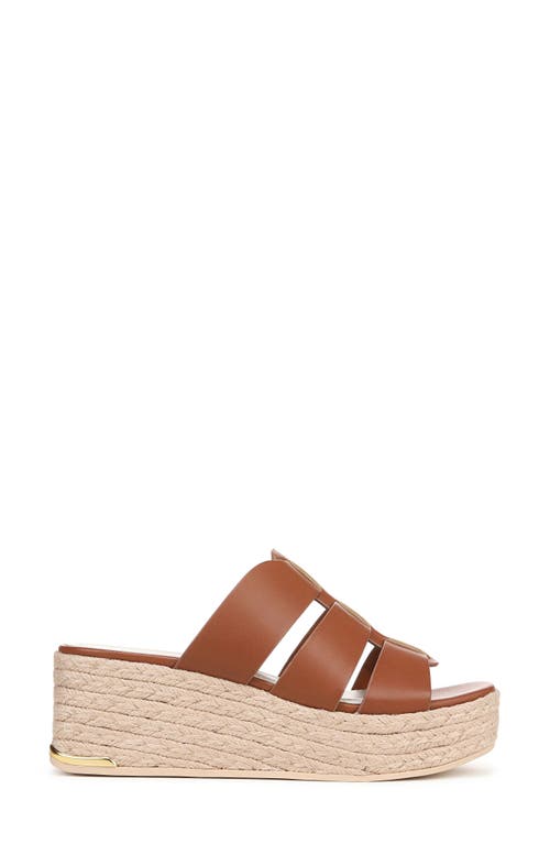 Franco Sarto Tevin Platform Wedge Sandal In Cognac