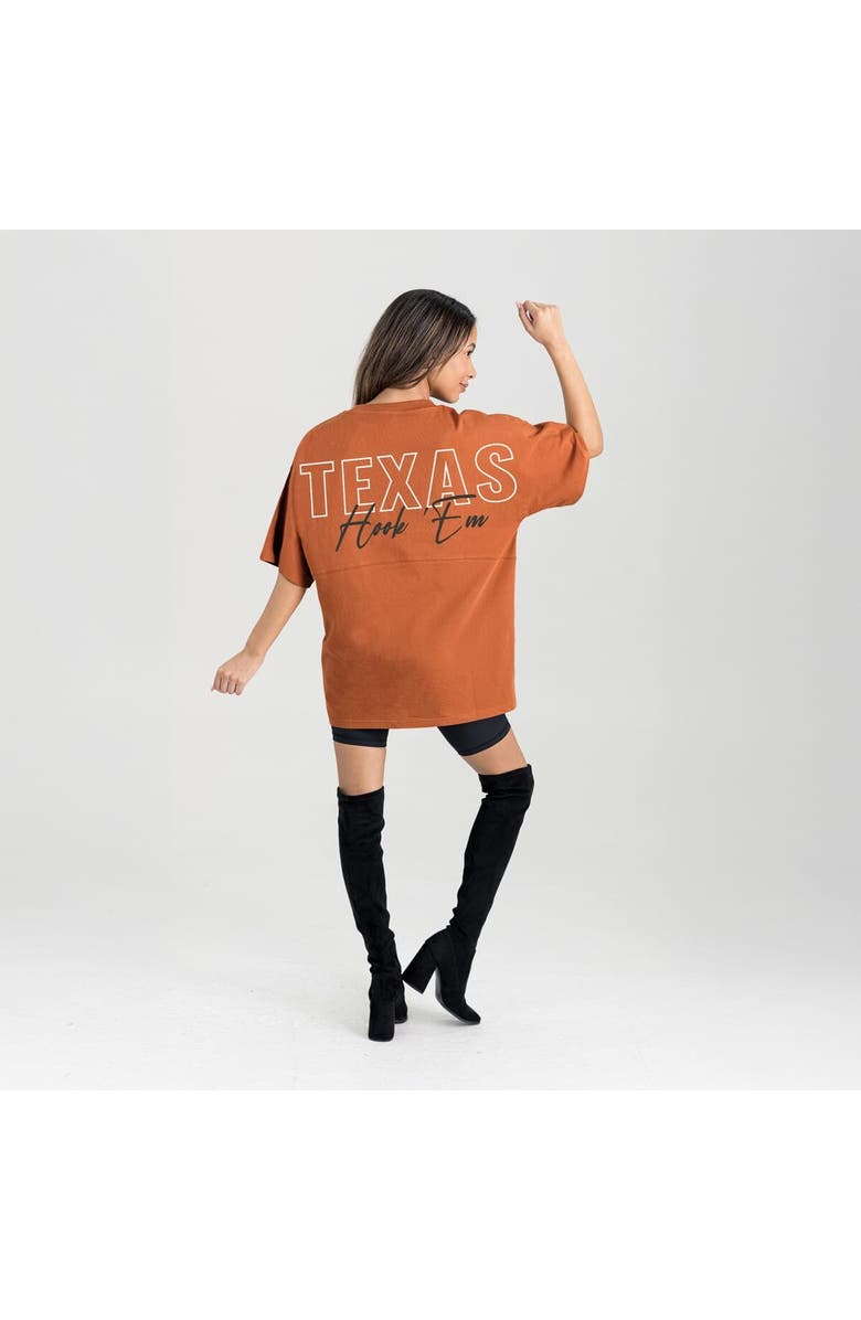 GAMEDAY COUTURE Women's Gameday Couture Texas Orange Texas Longhorns Oversized Back at Ya T-Shirt, Alternate, color, Burnt Orange