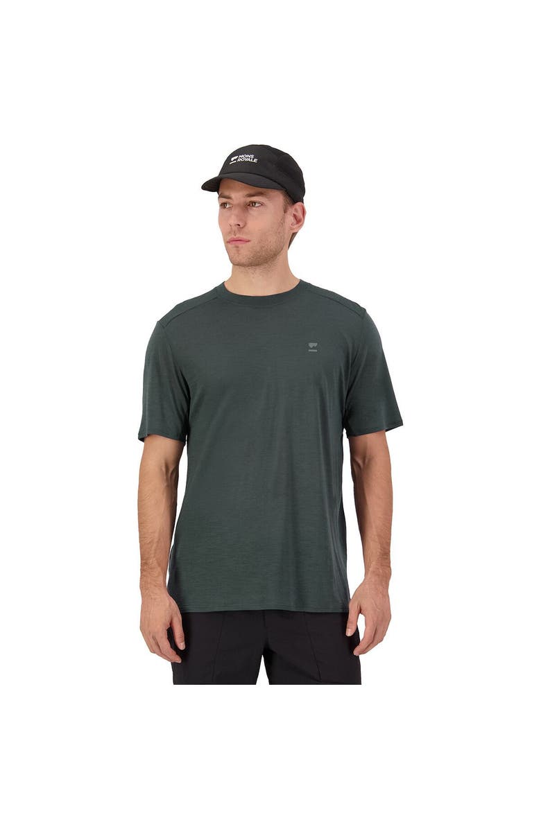 Mons Royale Aero Ultralight Merino T-Shirt - Men's, Main, color, Dark Cypress