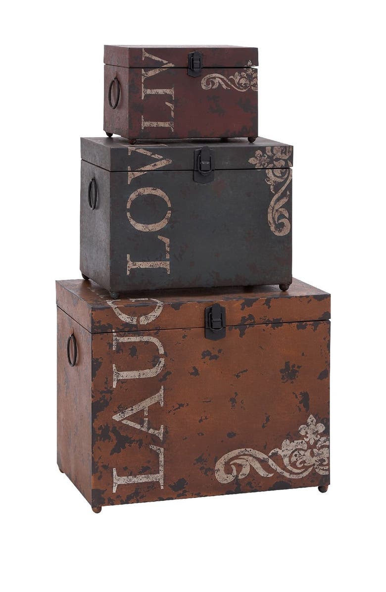 UMA Metal Trunk - Set of 3, Main, color, 