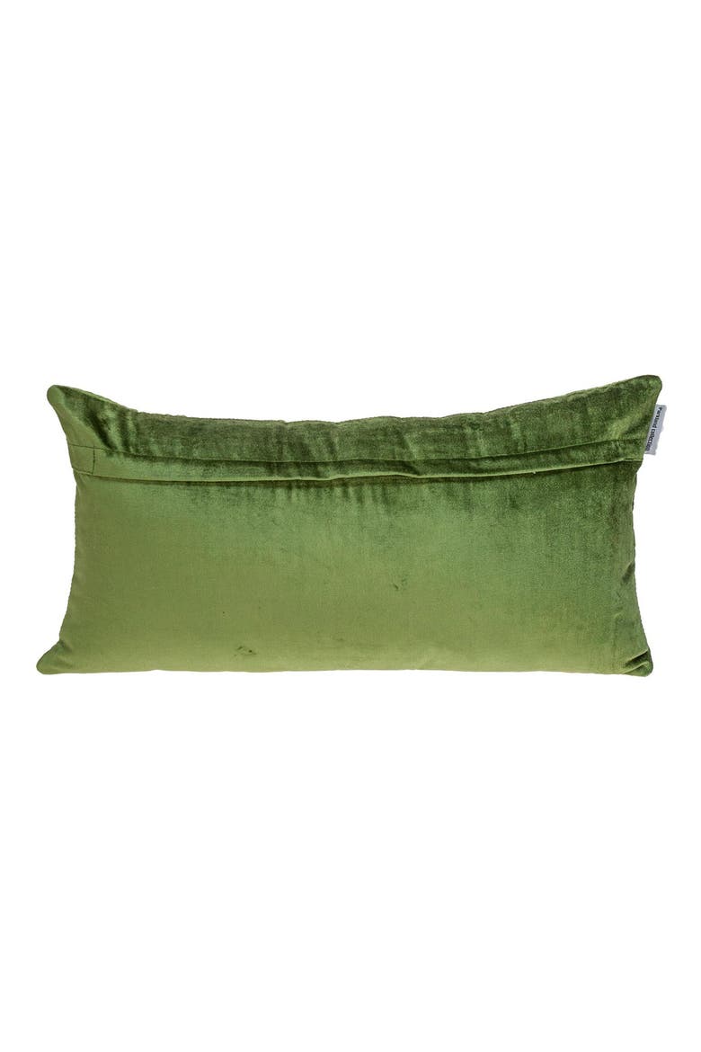 Tufted Velvet Decorative Pillow, Alternate, color, OLIVE
