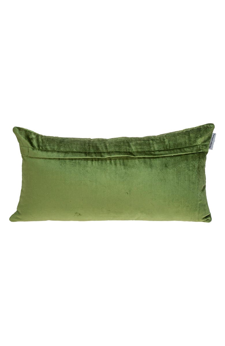 PARKLAND COLLECTION Tufted Velvet Decorative Pillow, Alternate, color, Olive
