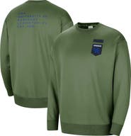 Nike Women's Nike Olive Kentucky Wildcats Military Collection All-Time Performance Crew Pullover Sweatshirt
