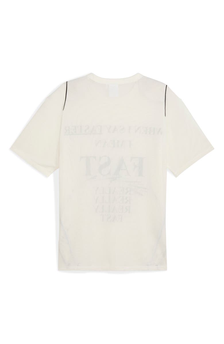 PUMA Nine to Five Mesh Graphic T-Shirt, Alternate, color, Warm White