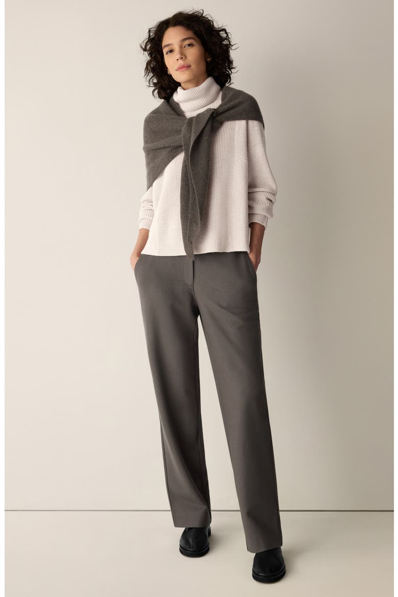 Merino Wool Turtleneck Sweater, Alternate, color, PLASTER