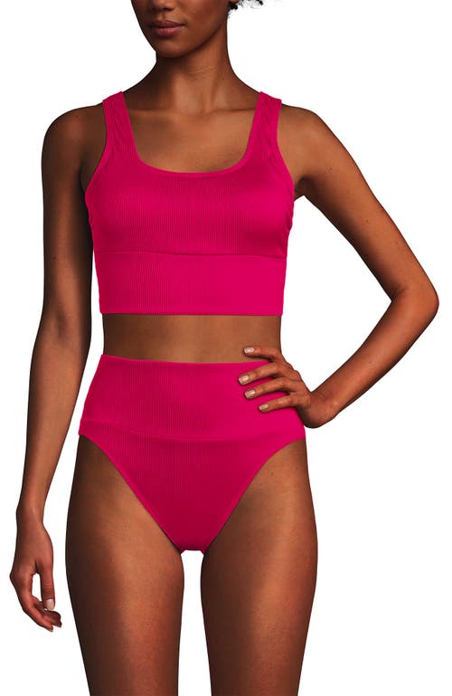 Shop Lands' End Tugless Tankini Top And High Waisted Bottom Swimsuit Set