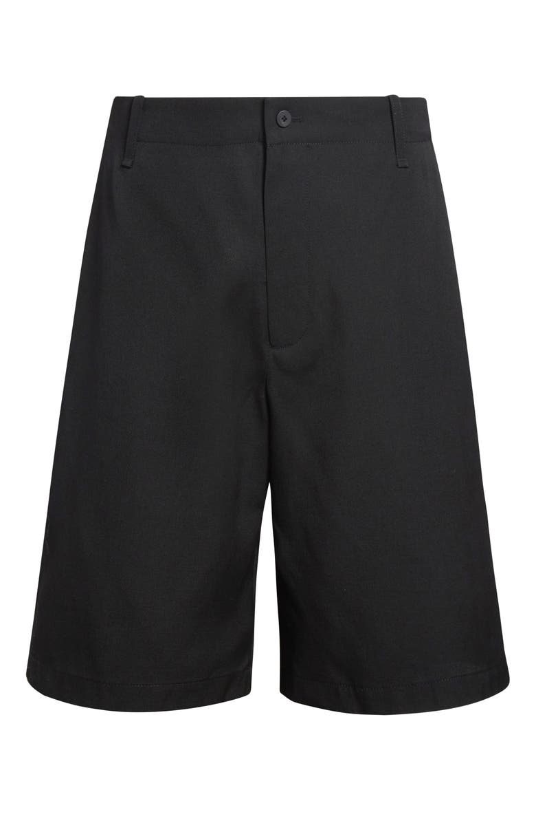 Jacquemus Le Short Camargue Virgin Wool Shorts, Main, color, Black