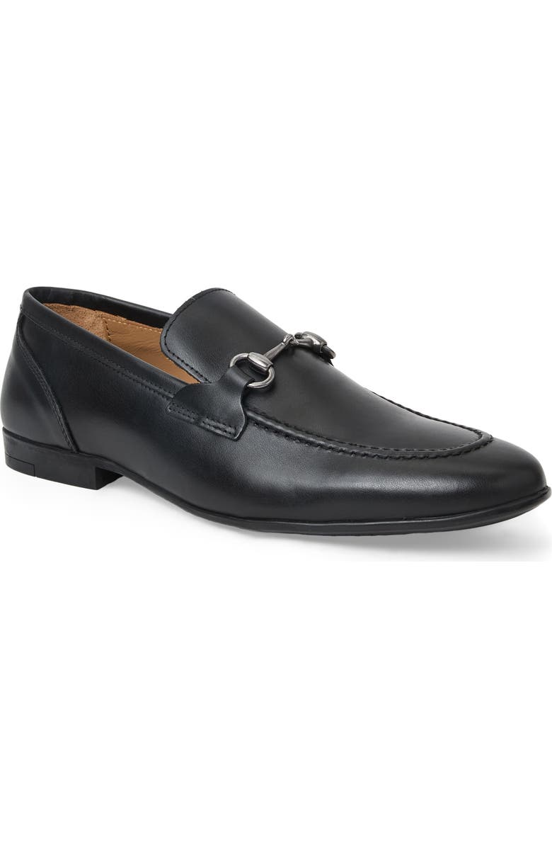 Bruno Magli Ferraro Bit Loafer, Main, color, Black/ Silver