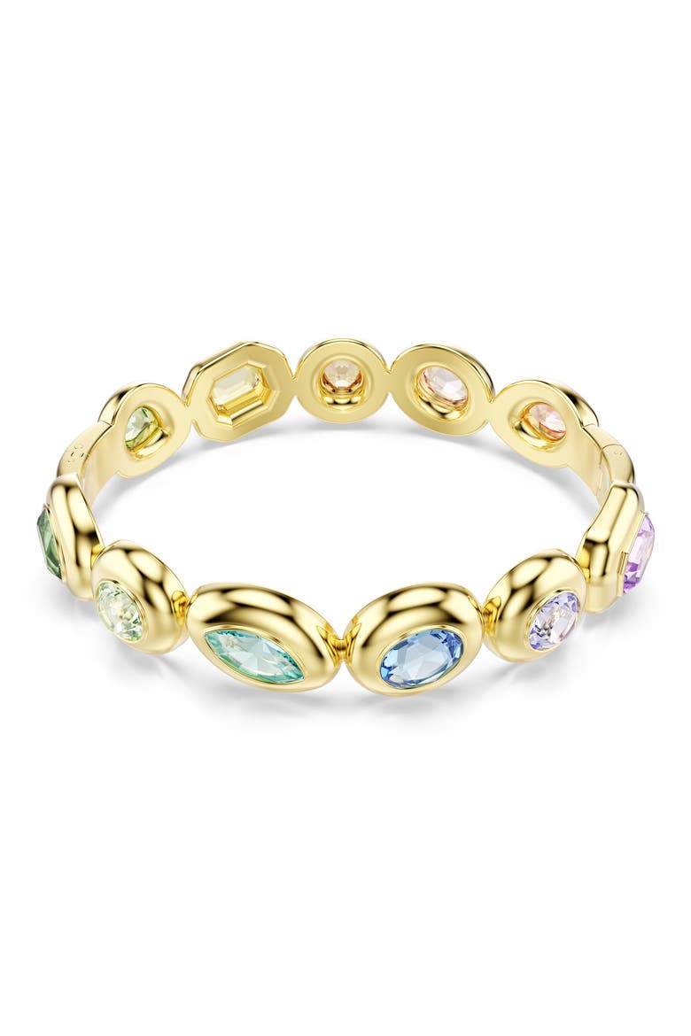 Gema Crystal Bangle Bracelet, Main, color, GOLD/ MULTI