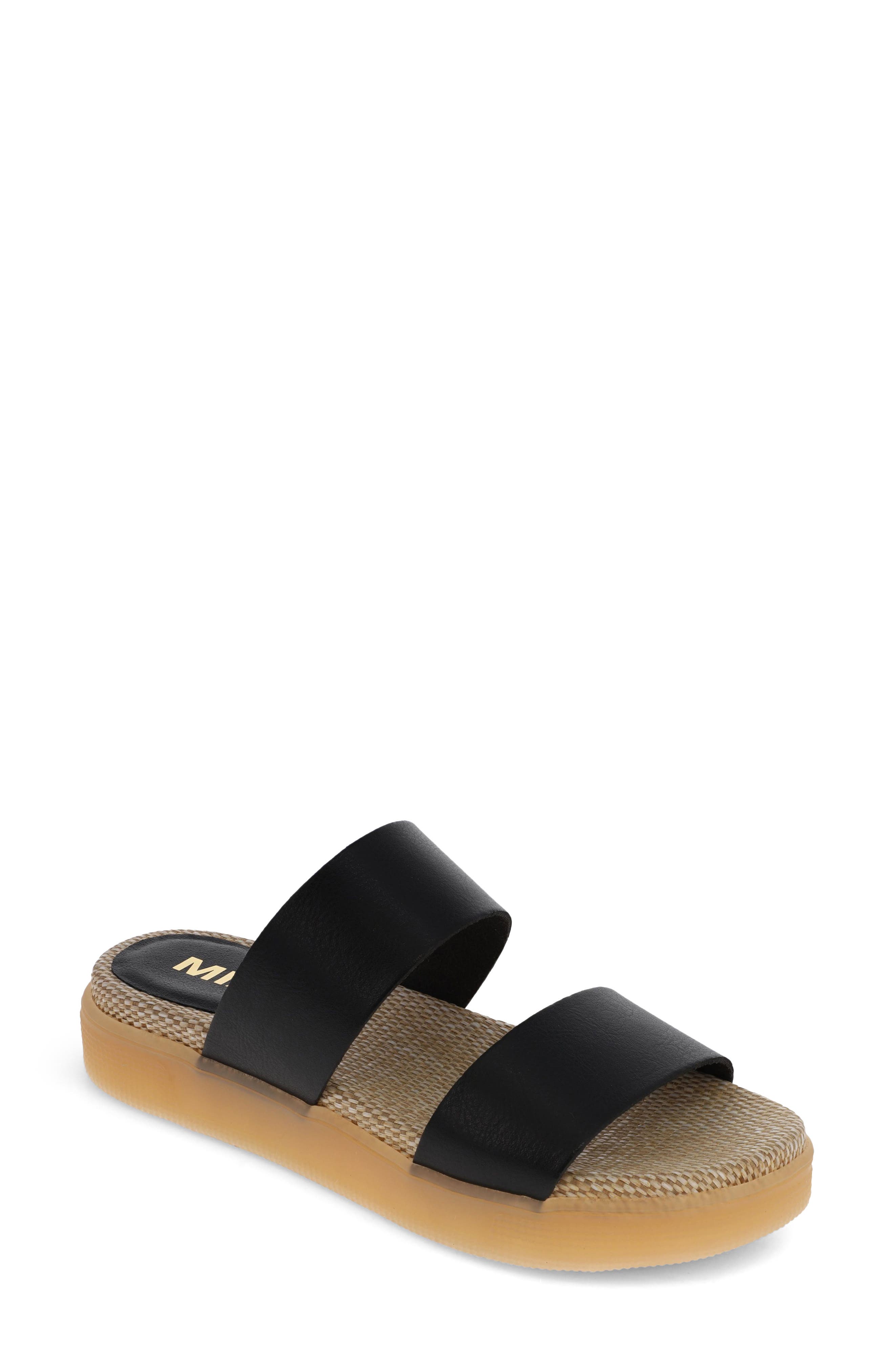 MIA Saige U Platform Sandal, Main, color, Black