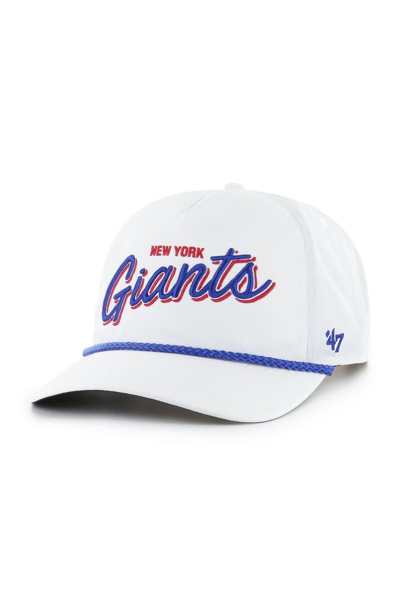 '47 Men's '47 White New York Giants Brrr Fairway Hitch Adjustable Hat, Main, color, 