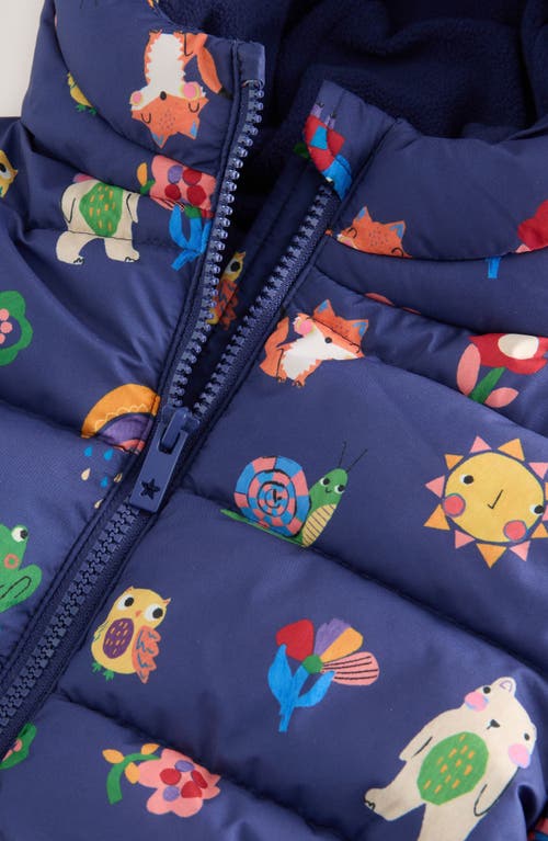 Next Kids' Character Print Quilted Jacket In Blue