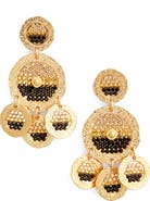 Gas Bijoux Illusion Crystal Drop Earrings