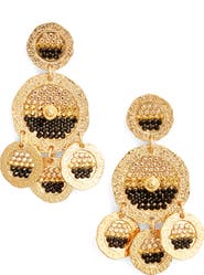 Gas Bijoux Illusion Crystal Drop Earrings