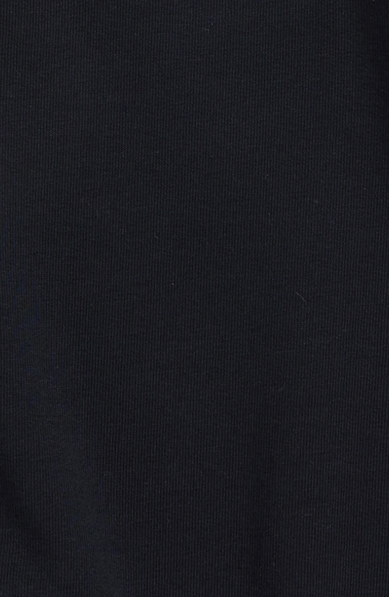 Moncler Logo Baby Grow Stretch Cotton Fleece Romper, Alternate, color, 