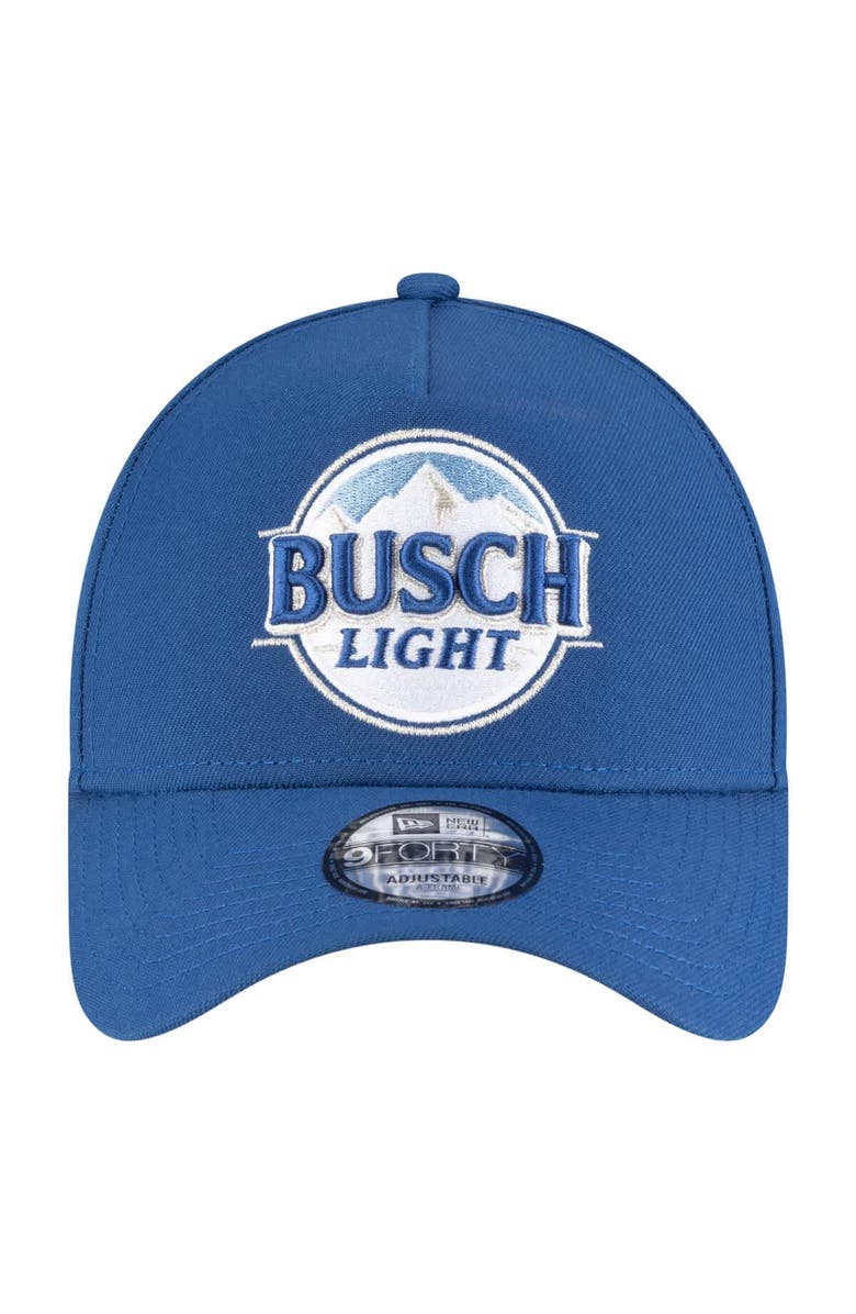 New Era Men's New Era Blue NASCAR Ross Chastain Busch Light 9FORTY A-Frame Adjustable Hat, Alternate, color, Blue